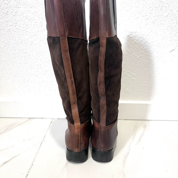 Steve Madden Brown Leather and Suede  Ritte Riding Boots 10 - Picture 5 of 8